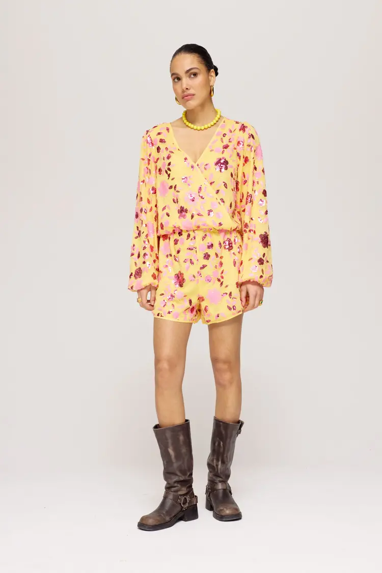 Harper & Yve Jumpsuit Lana - banana yellow - multi