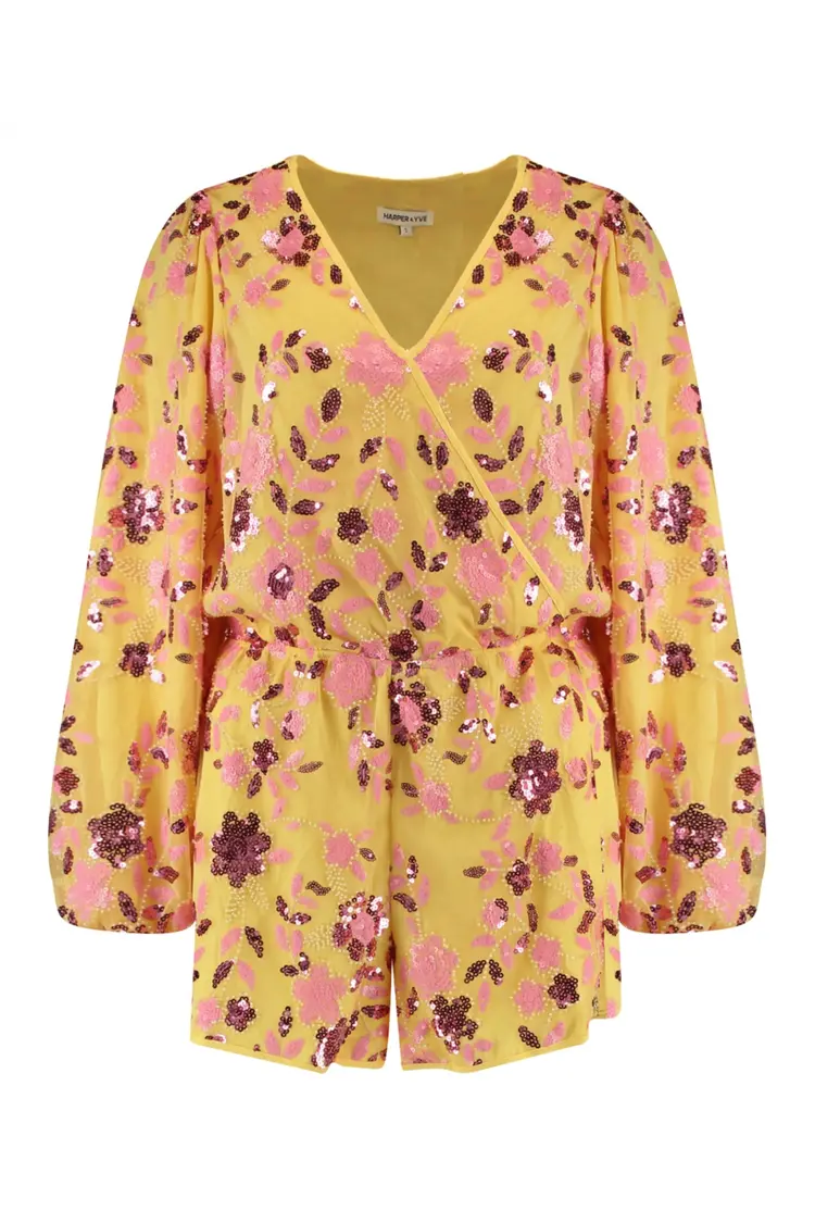 Harper & Yve Jumpsuit Lana - banana yellow - multi