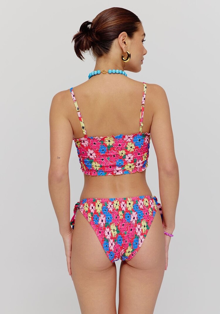 Harper & Yve Bikini Bottom Rosa - floral mix