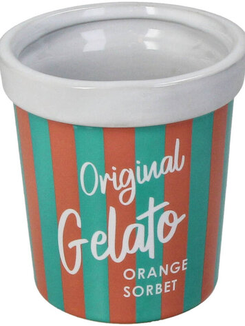 Planter Icecream Bucket Fine Earthenware Multi 9.7x9.7x10.4cm