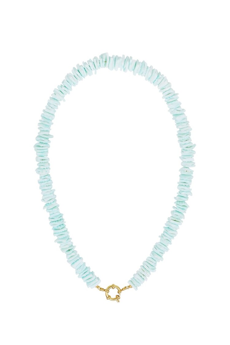 Seashell Necklace - mint