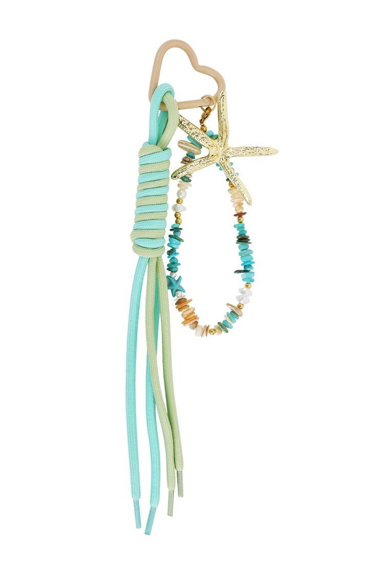 Sea vibe Bag Charm - blue