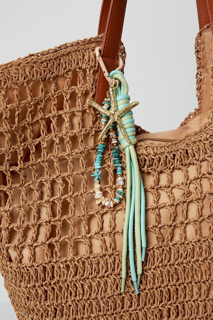 Sea vibe Bag Charm - blue