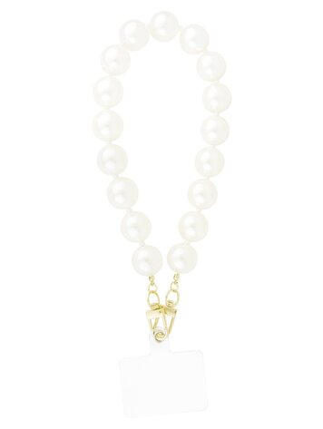 Telephone Cord Chic Pearl - white