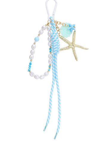 Starfish Dreams Bag Charm - lightbleu
