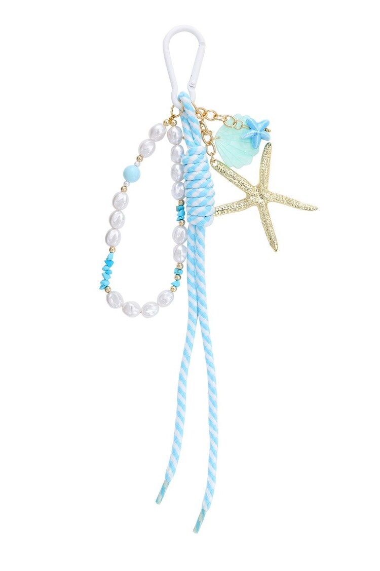 Starfish Dreams Bag Charm - lightbleu