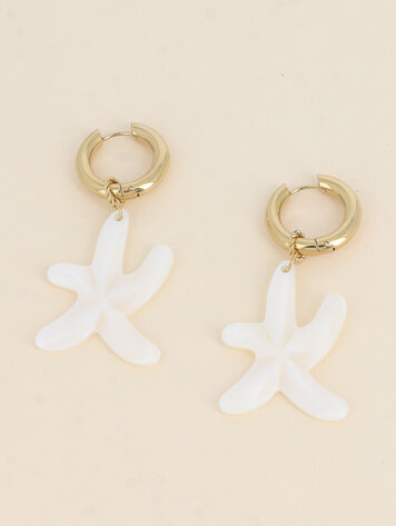 Bohm Paris Mother-Of-Pearl Starfish Earrings