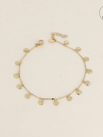 Bohm Paris Shell Anklet - gold