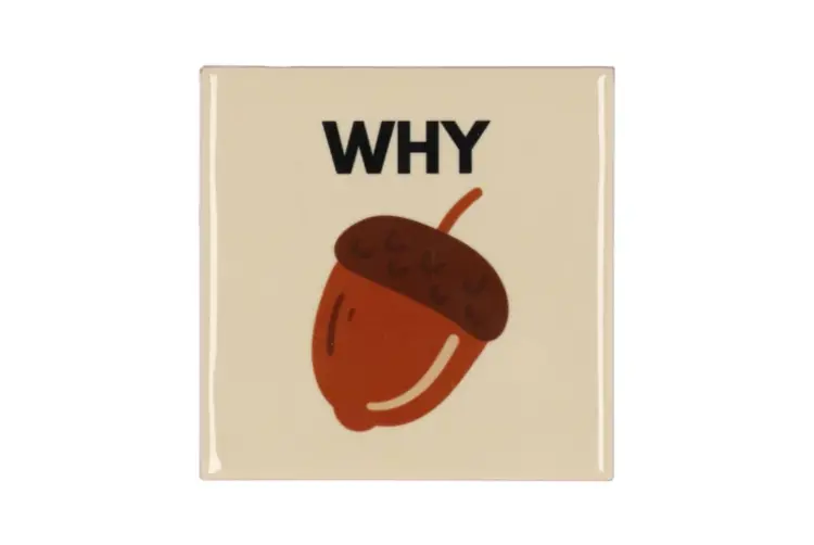 Tegeltje Why - beige