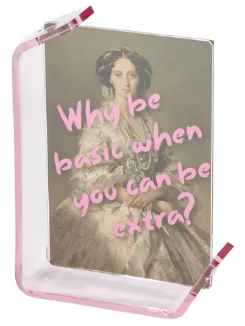 Photo frame Optic 10x15cm pink