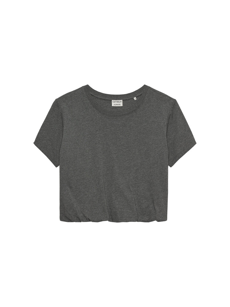 Catwalk Junkie Tuck in Tshirt - Grey Melange