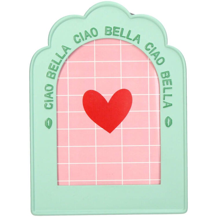 Photo Frame Polyresin Green 13x18cm