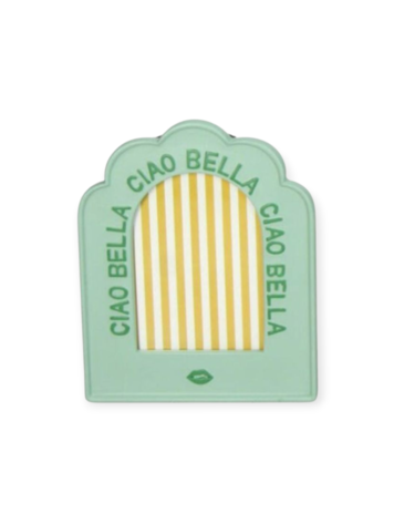 Photo Frame Polyresin Green 6x9cm