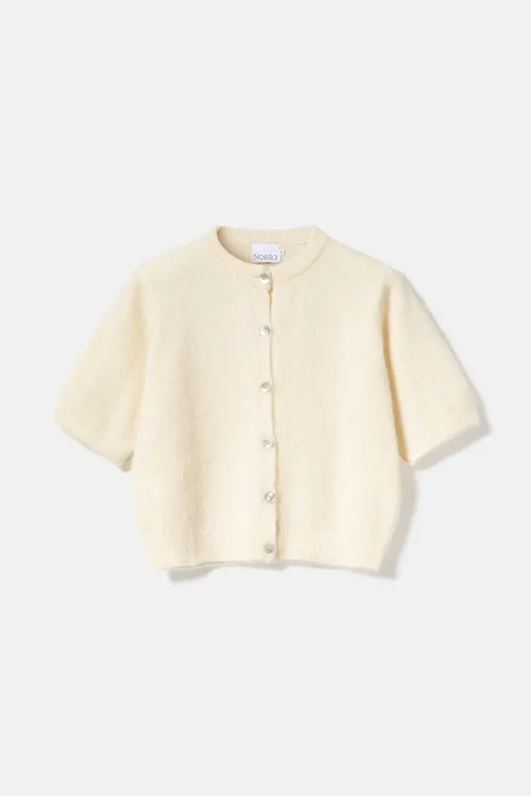 Noella Kae SS Knit Cardigan Oyster