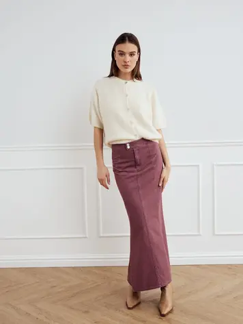 Noella Legacy Skirt Crushed Berry