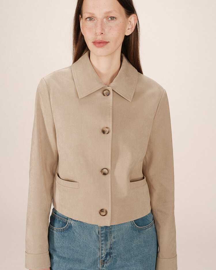 Grace & Mila Sullivan Greige Jacket