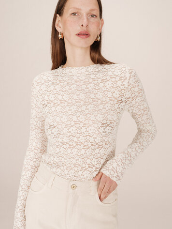 Grace & Mila Shady Ecru T-shirt
