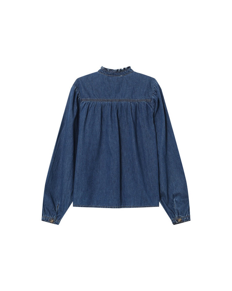 Grace & Mila Denim Blouse Salsa