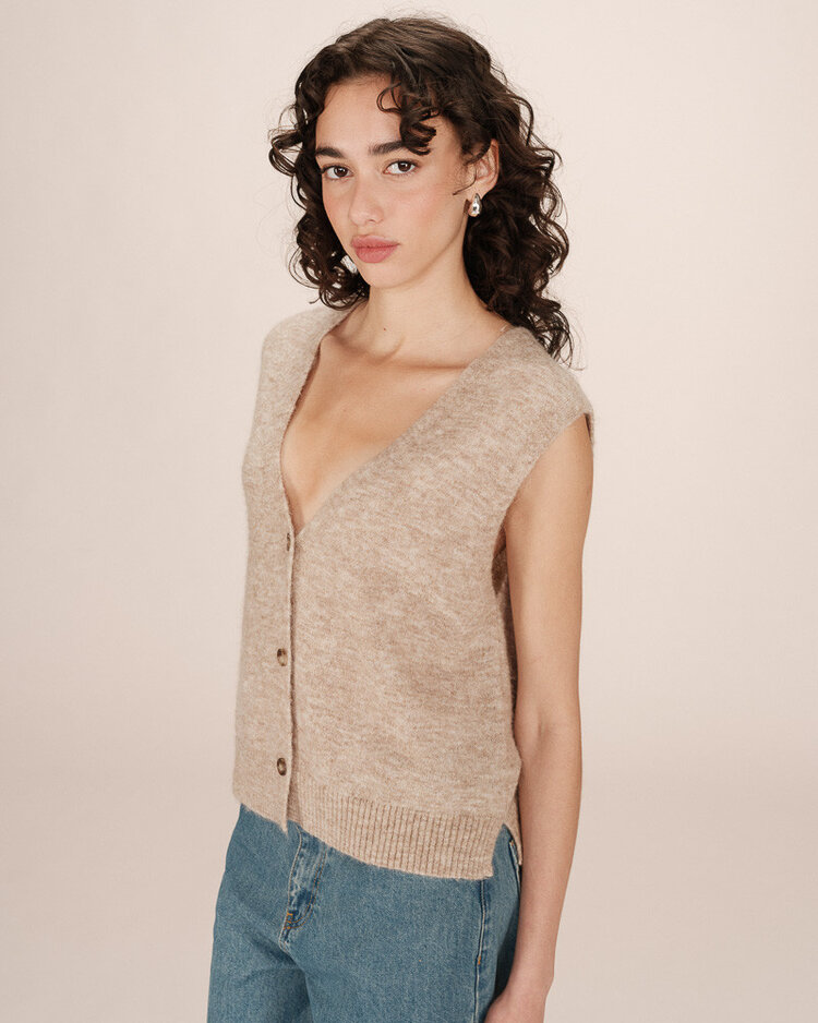 Grace & Mila Cardigan Santa Beige