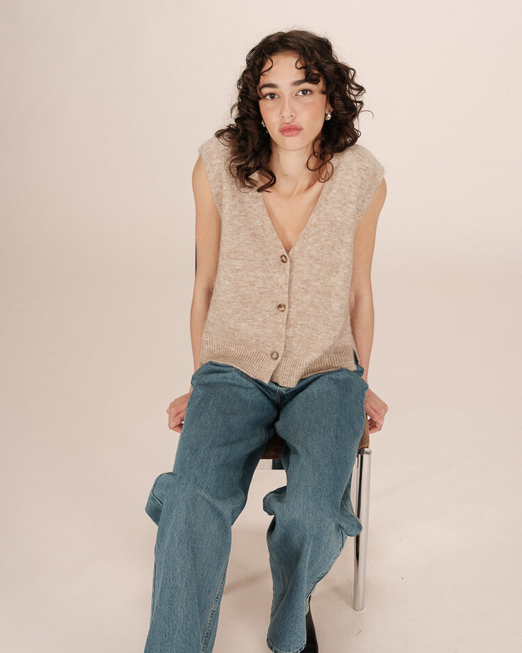 Grace & Mila Cardigan Santa Beige