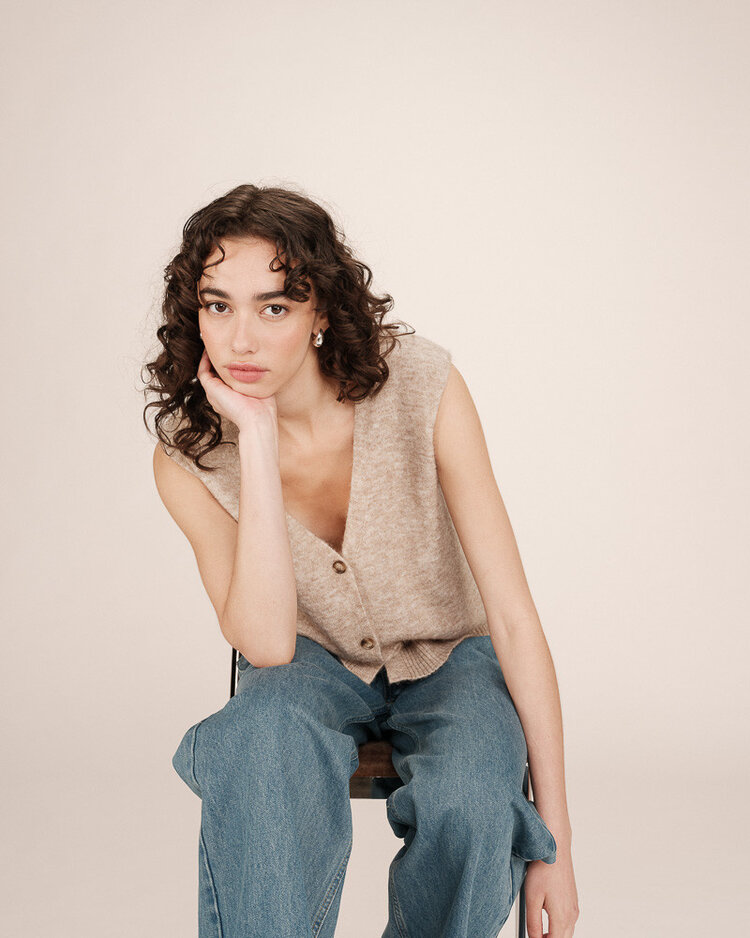 Grace & Mila Cardigan Santa Beige