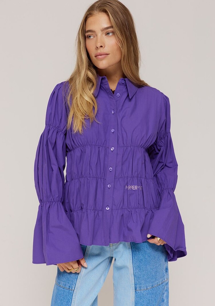 Harper & Yve Blouse Senna - deep violet