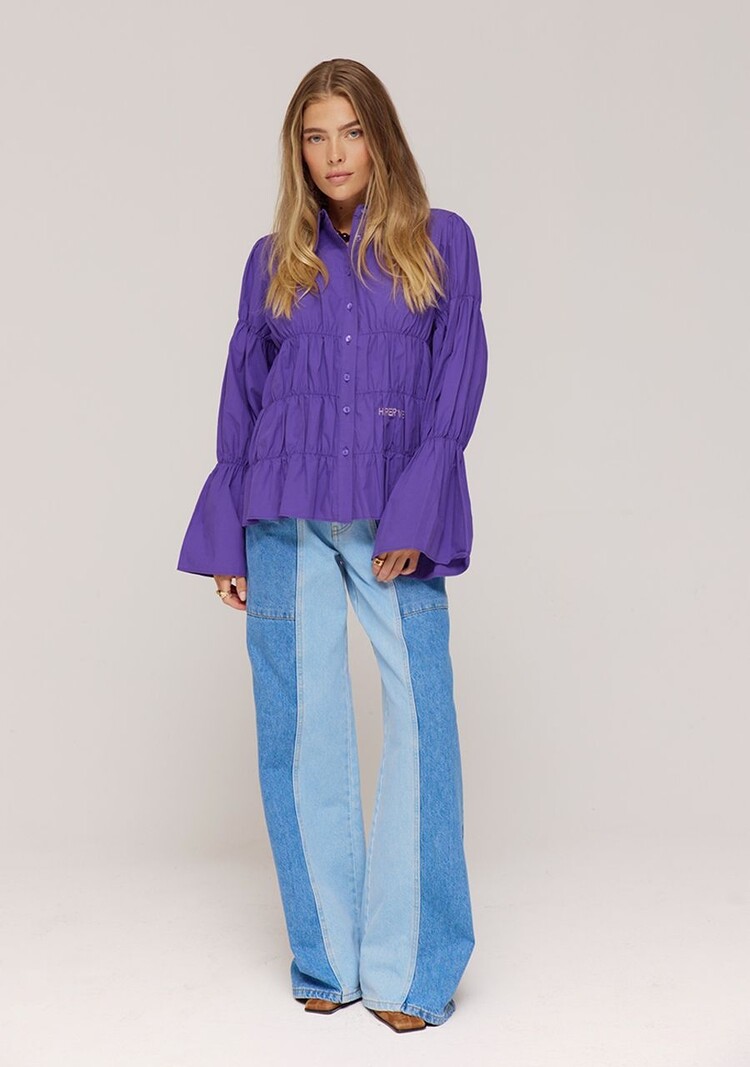 Harper & Yve Blouse Senna - deep violet