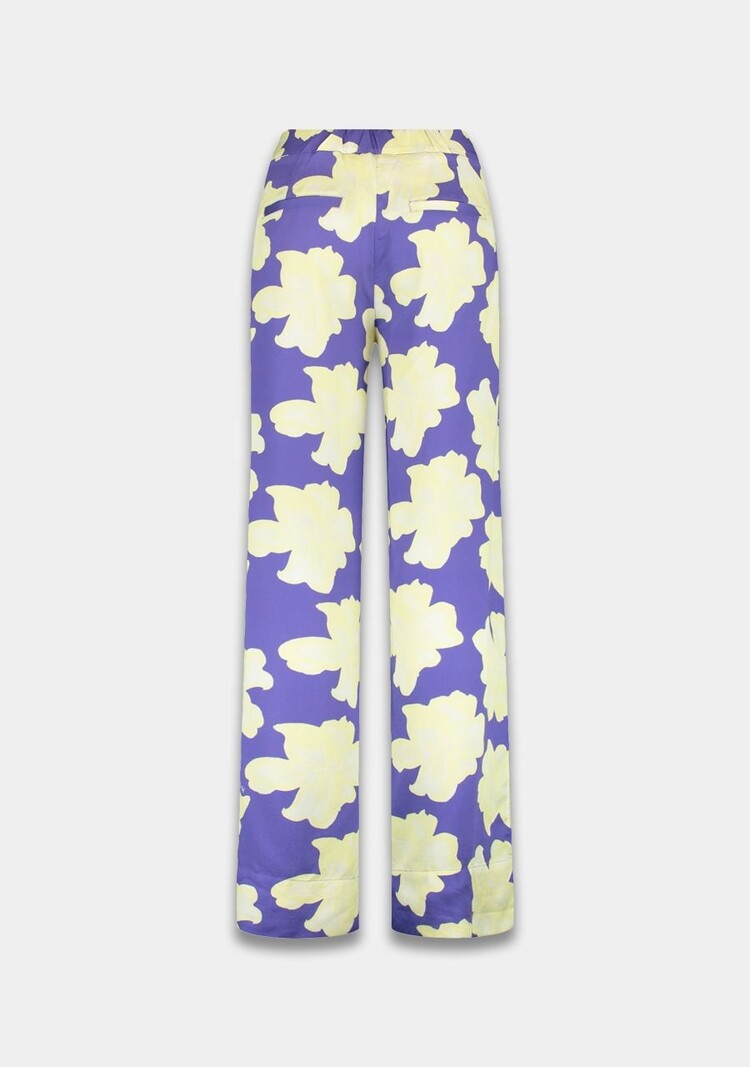 Harper & Yve Pants Holly - bold flower - lemonade