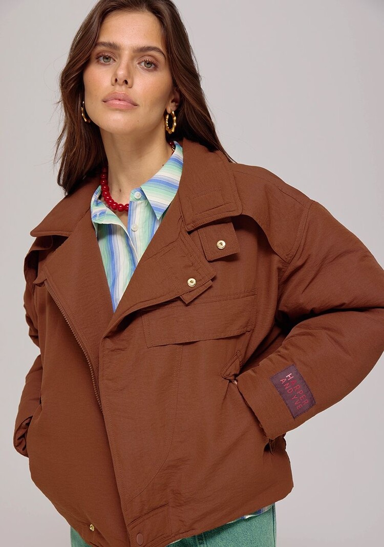 Harper & Yve Audrey Jacket - dark fudge