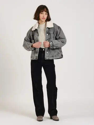 F. A. M. Paris VICKY Denim Jacket - grey