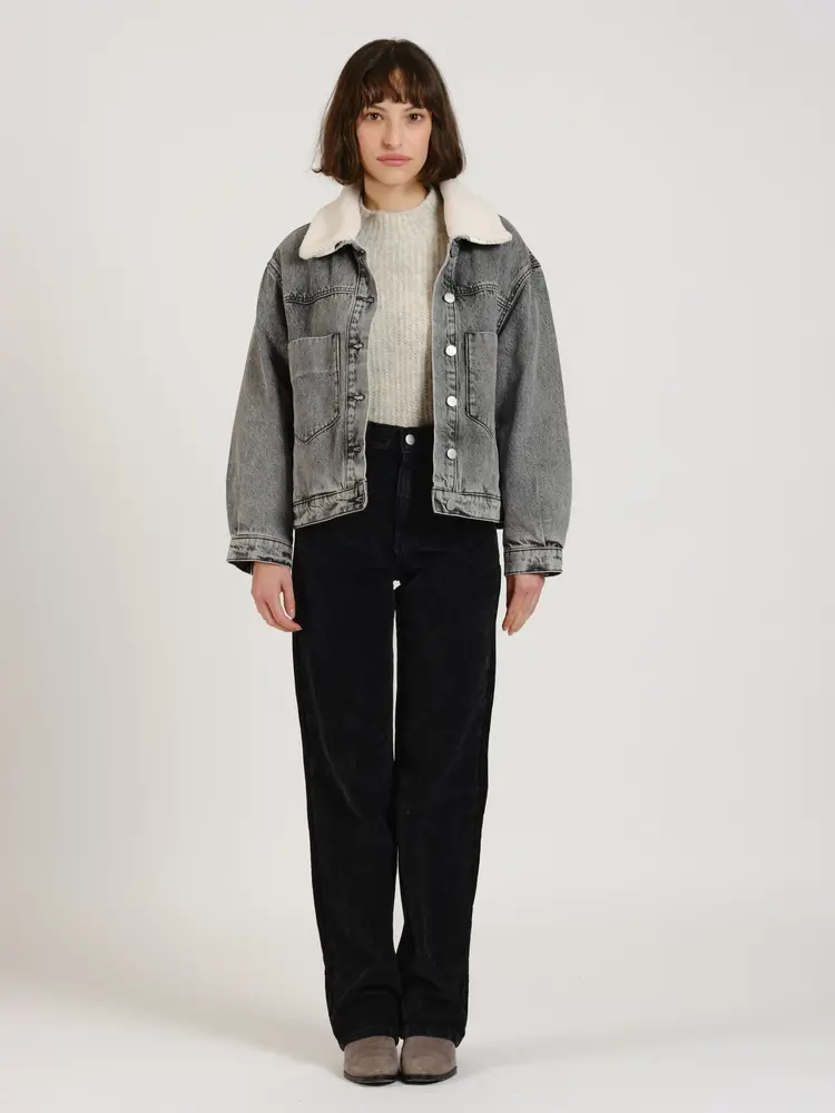 F. A. M. Paris VICKY Denim Jacket - grey