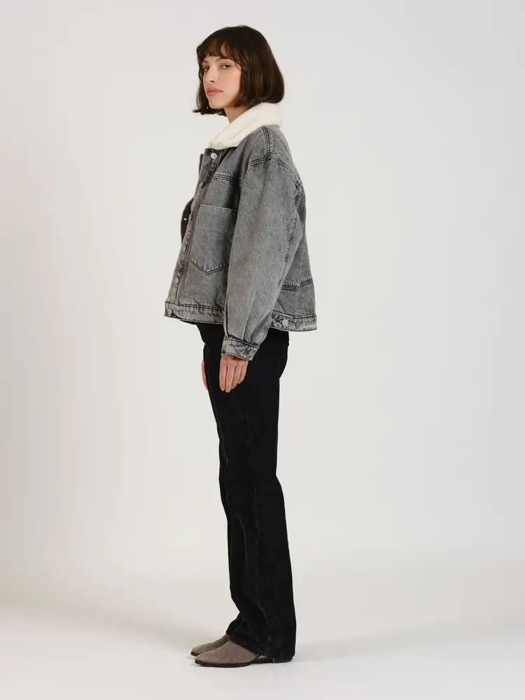 F. A. M. Paris VICKY Denim Jacket - grey
