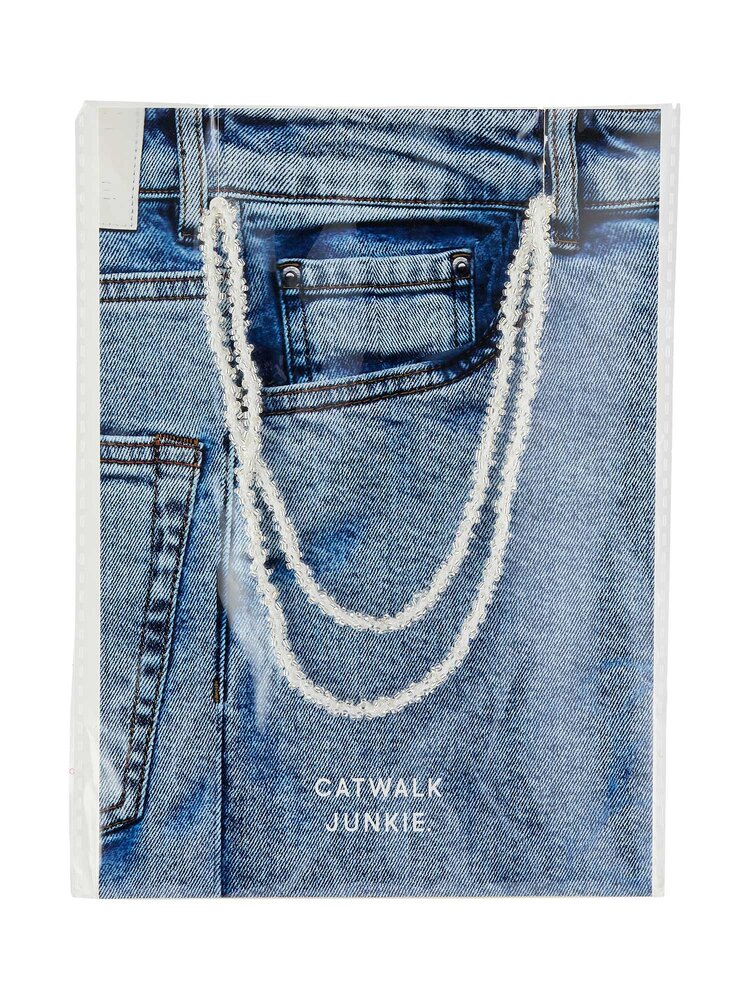 Catwalk Junkie Beaded Cord - off white