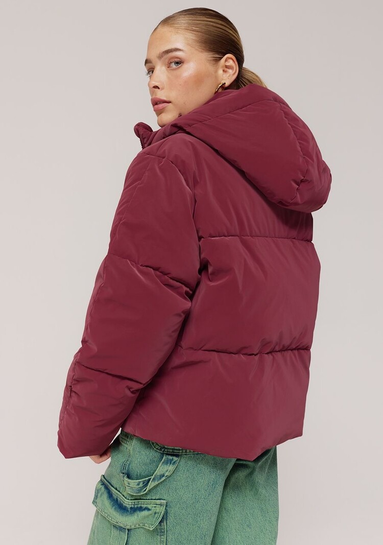 Harper & Yve Abbie Coat - Wine Berry