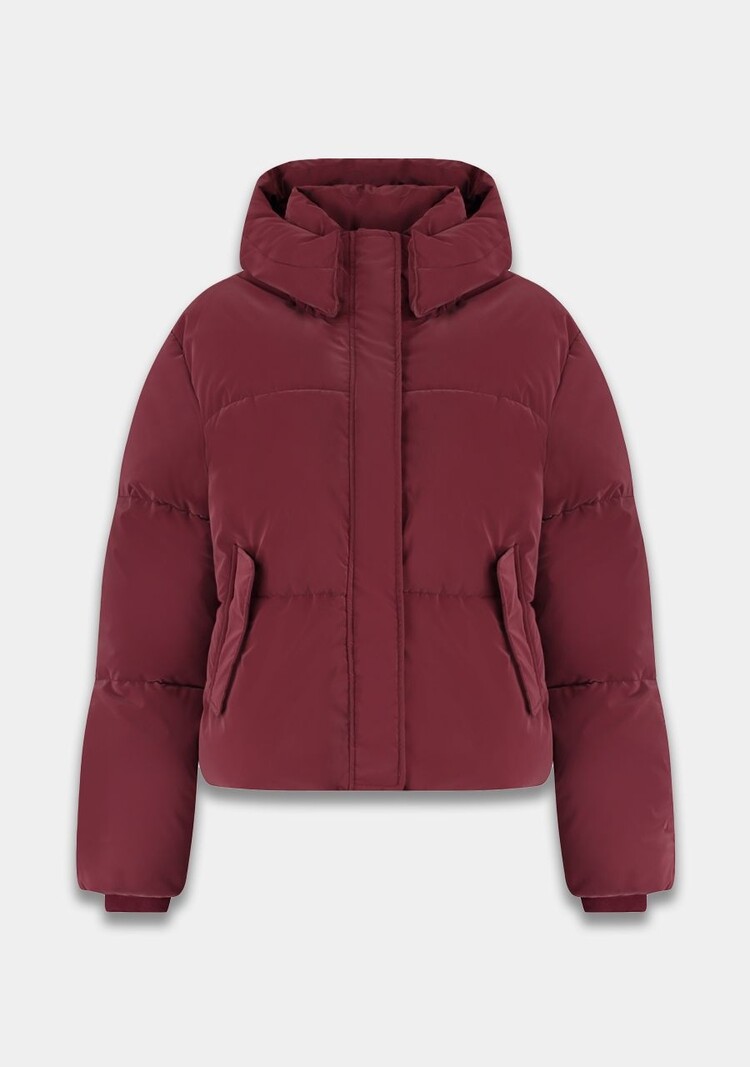 Harper & Yve Abbie Coat - Wine Berry