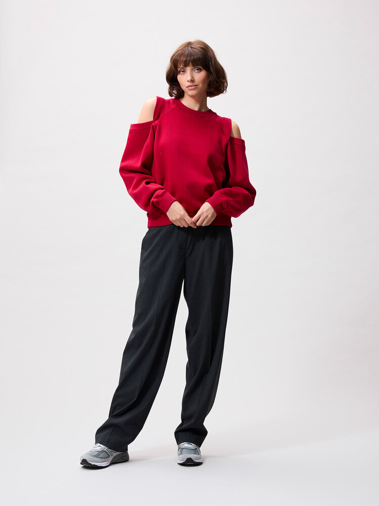 Catwalk Junkie Sweater with cut out -  red fruit