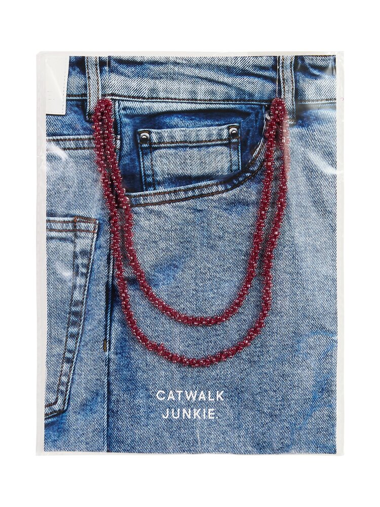 Catwalk Junkie Beaded Cord - berry