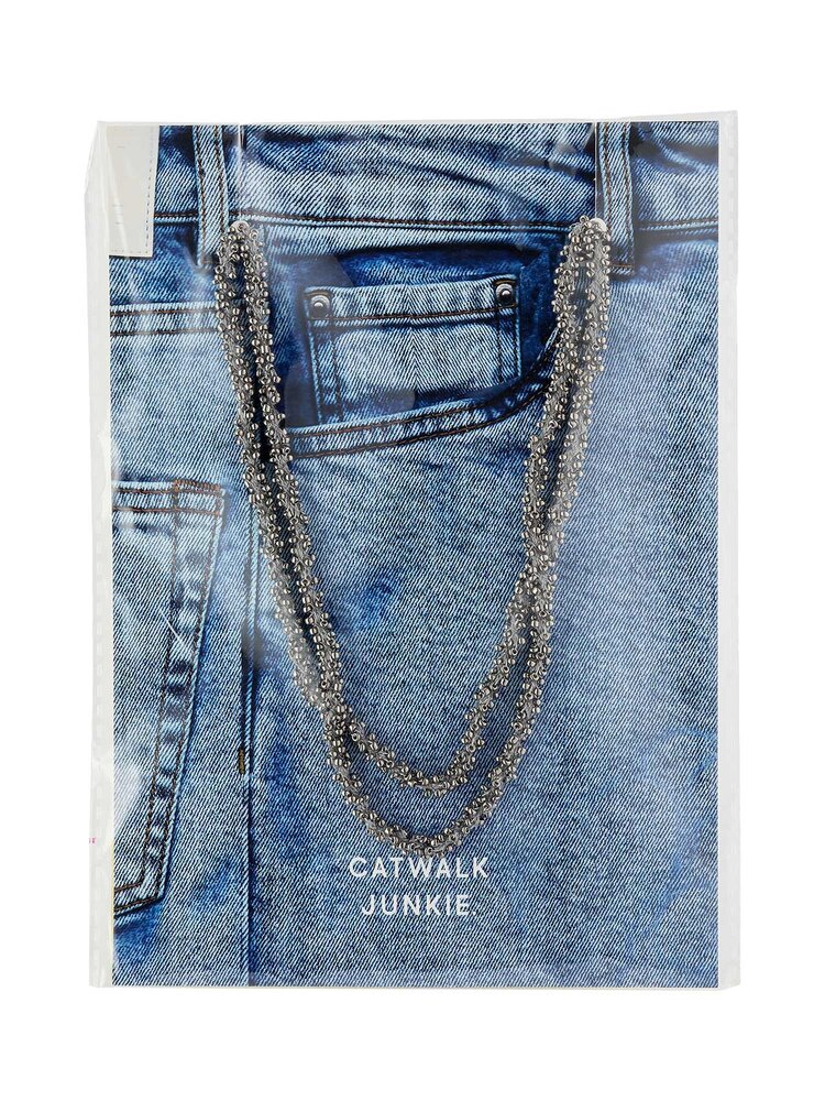 Catwalk Junkie Beaded Cord - dark grey