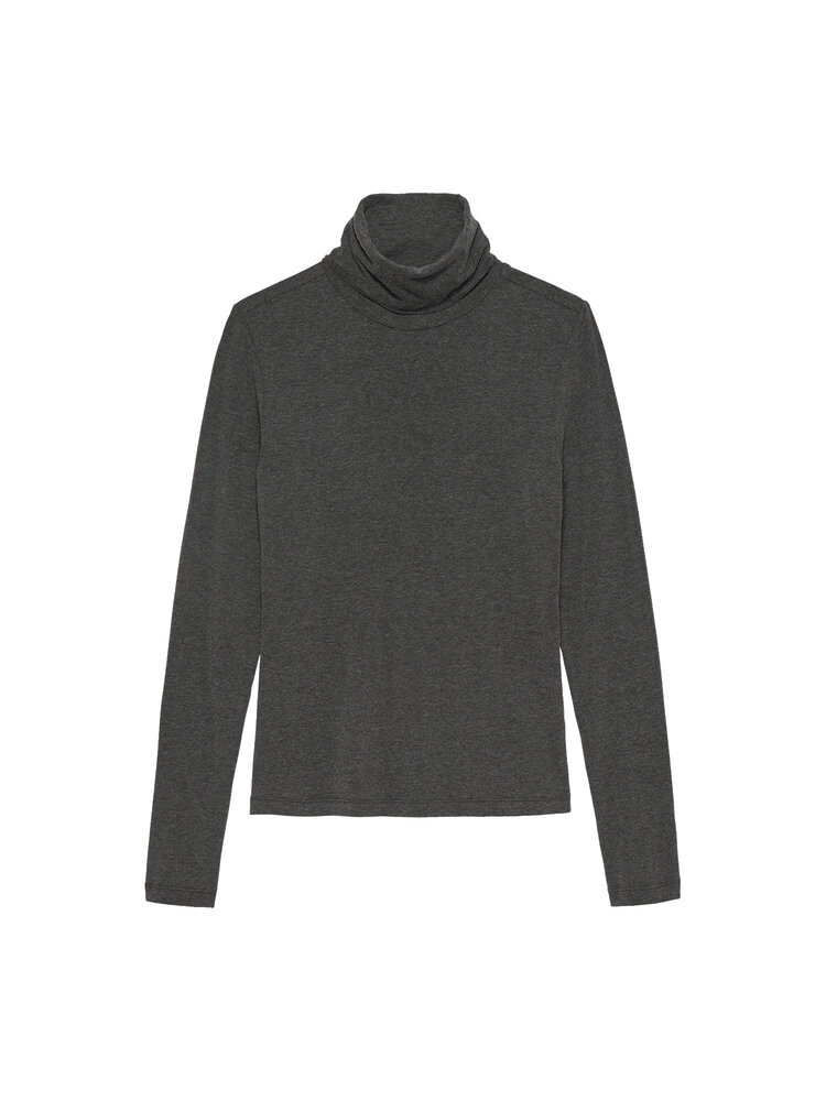 Catwalk Junkie Super soft turtle neck long sleeve - antra melange