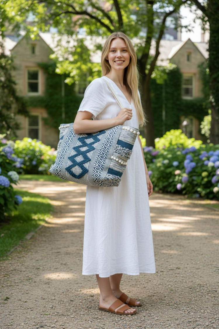 Kbas Beach Bag / Shopper Isabeau -  bleu