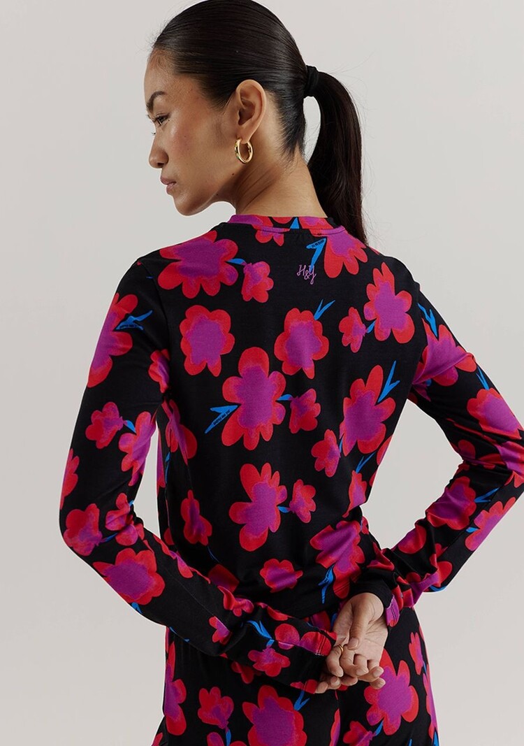 Harper & Yve Jeff Top - romance rose