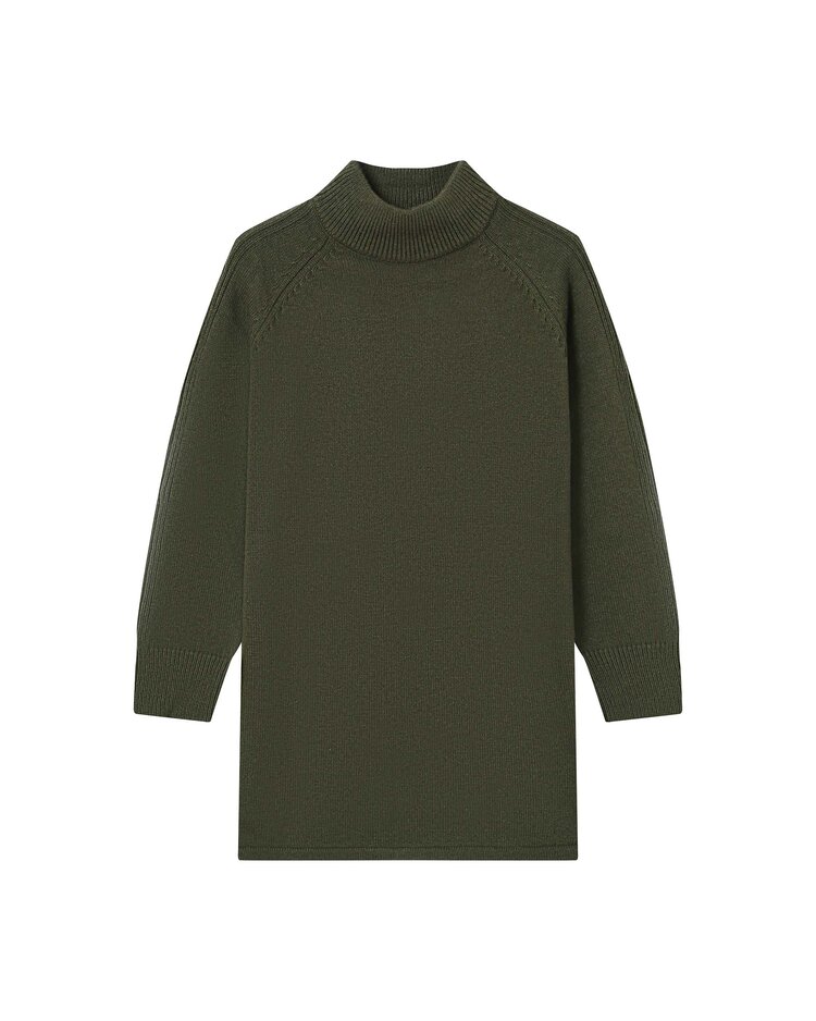 Grace & Mila Knitted Short Dress Sandrine - kaki