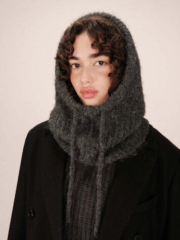 Grace & Mila SAMOURAI Balaclava - antraciet