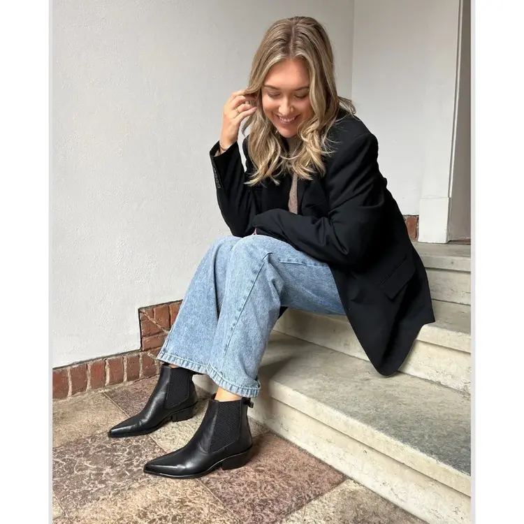 Copenhagen Shoes JUST THEN Chelsea-Boots - black