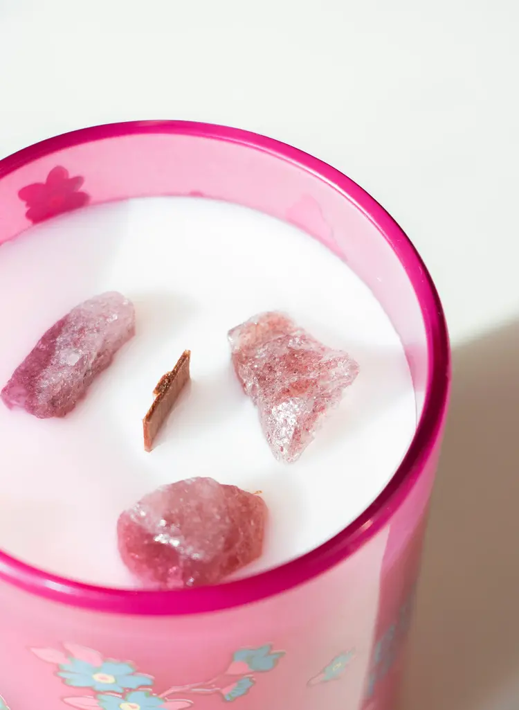 The Gift Label Amsterdam Crystal Candle 175gr - Big Hug - Naturals FW25