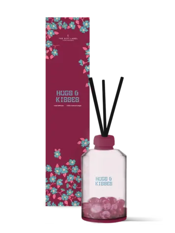 The Gift Label Amsterdam Reed Diffuser 200ml - Hugs & Kisses - FW25 200ml