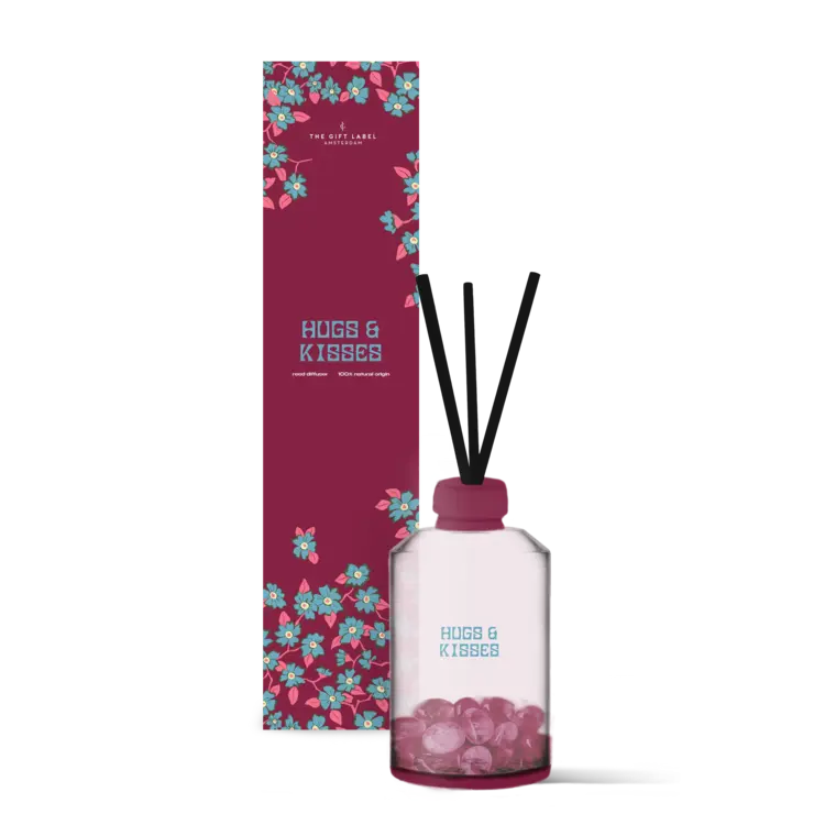 The Gift Label Amsterdam Reed Diffuser 200ml - Hugs & Kisses - FW25 200ml