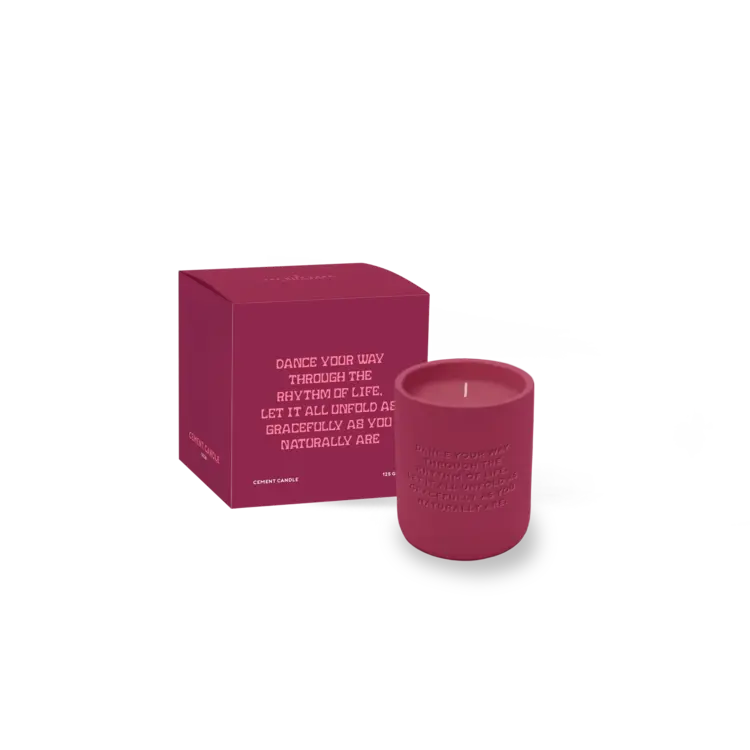 The Gift Label Amsterdam Cemented Candle 170gr - STUDIO - Dance Your Way e FW25