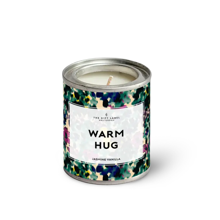The Gift Label Amsterdam Candletin- Warm Hug FW25 - Jasmine Vanilla 90 gr