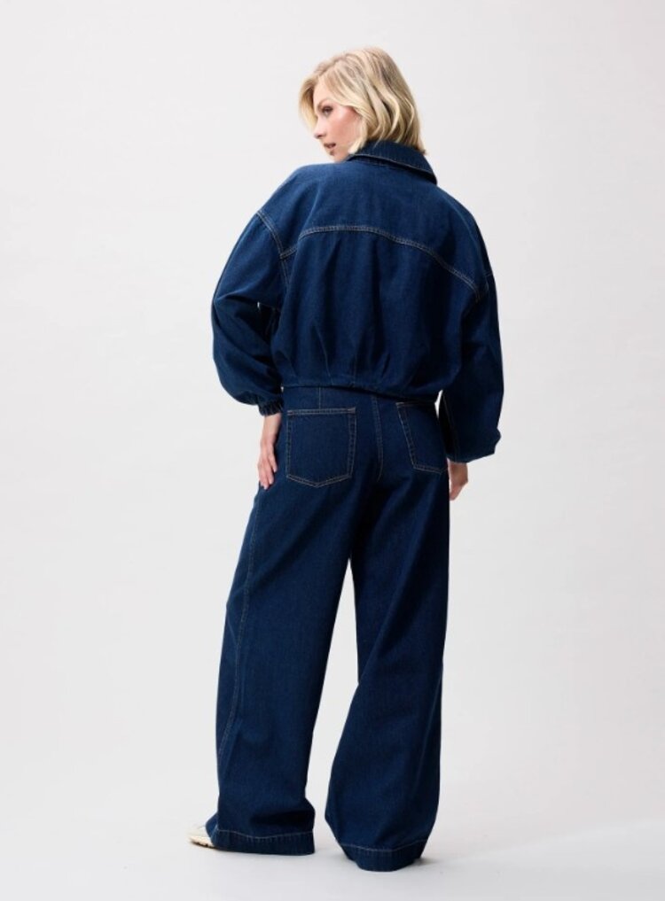 Catwalk Junkie Wide leg jeans - dark blue